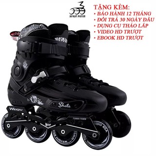 Giày patin người lớn thiếu niên cao cấp Weiqiu FX1, FX2, F5166, BOXT size 35-44 (Tặng kèm dụng cụ tháo lắp + HD trượt)