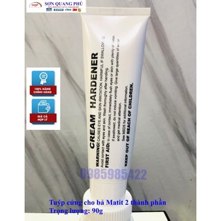 Tuýp bả matit - đóng rắn cho Matit nền - tuýp cứng màu đỏ cho bả đắp 90g  SONQUANGPHU422