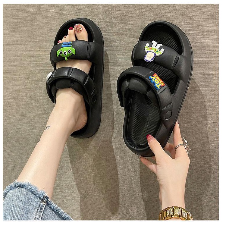 Giày Sandal Hai Cách Mang Đế Mềm Nhẹ Thoải Mái Chống Trượt Thời Trang Dạo Phố Năng Động