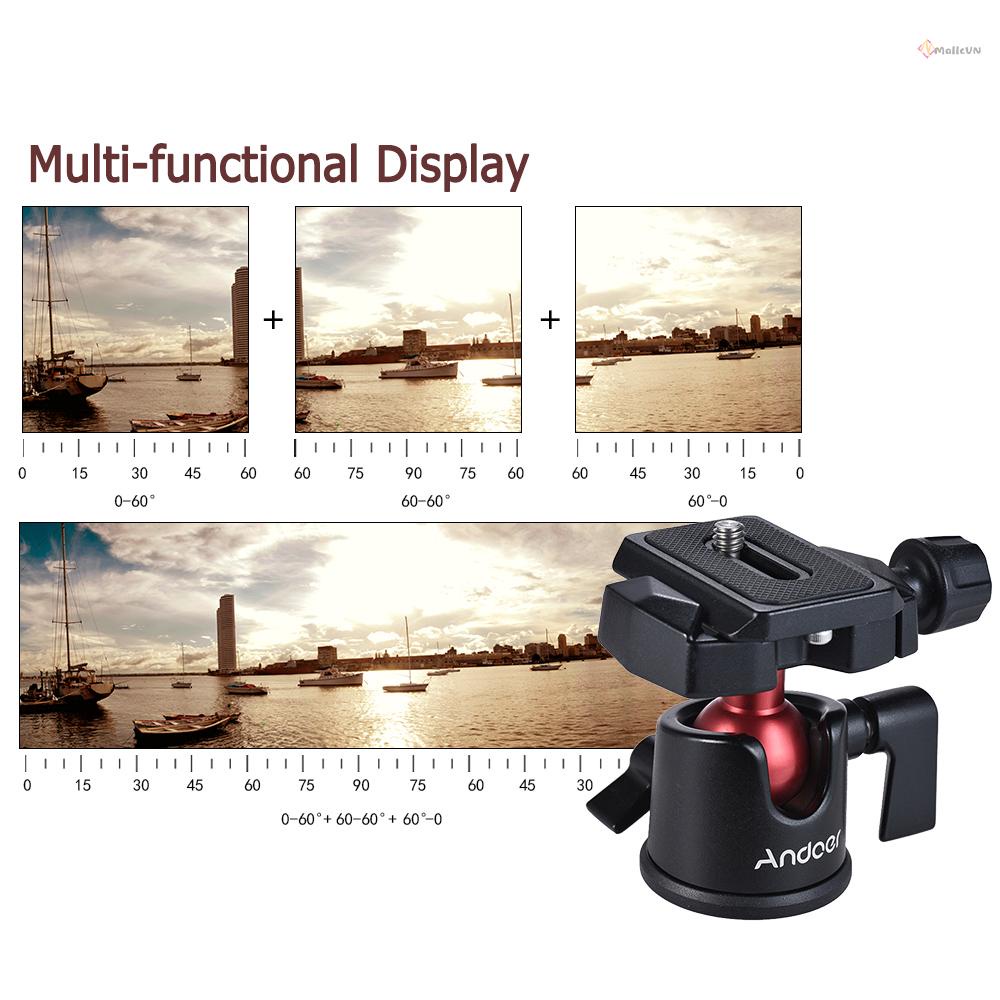 Giá Đỡ Máy Ảnh Đầu Bi Mini Andoer Có Khớp Nối Nhanh R NEW1108