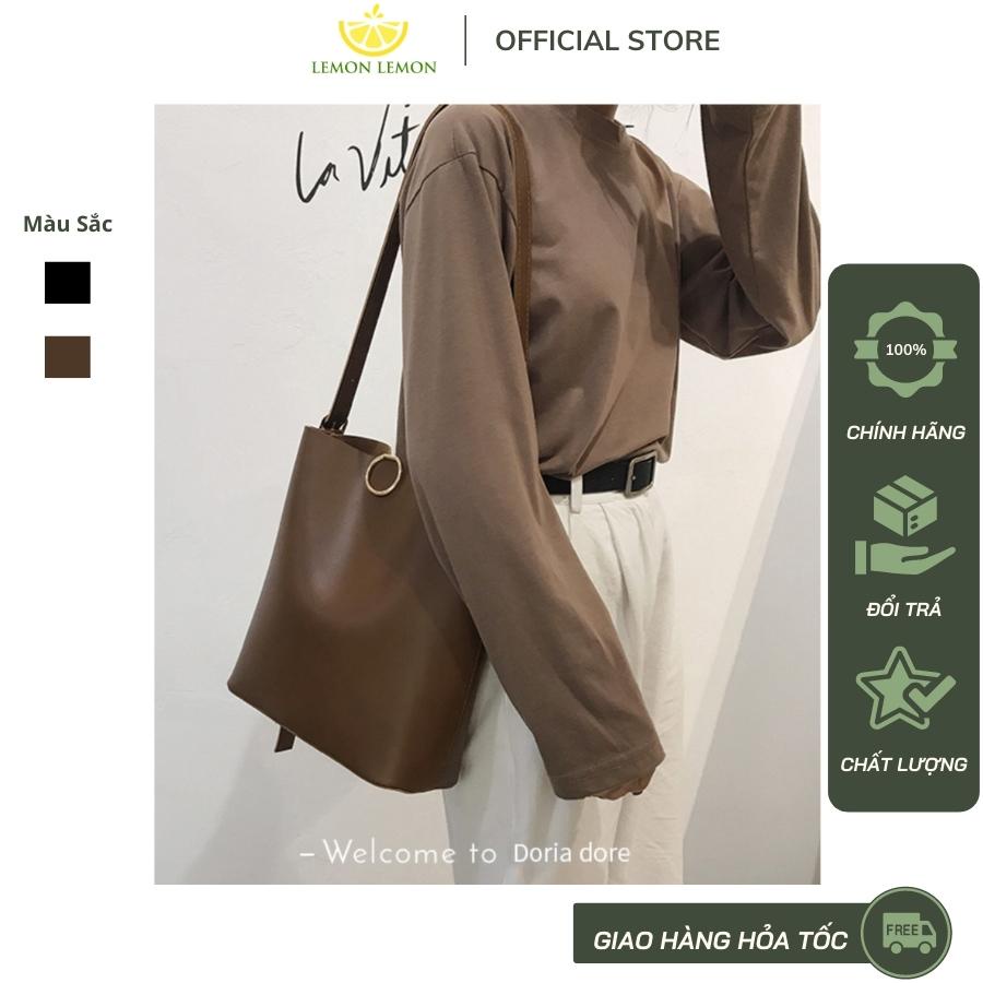 Túi xách nữ công sở thời trang đựng vừa A4 size lớn 2in1 kèm túi nhỏ