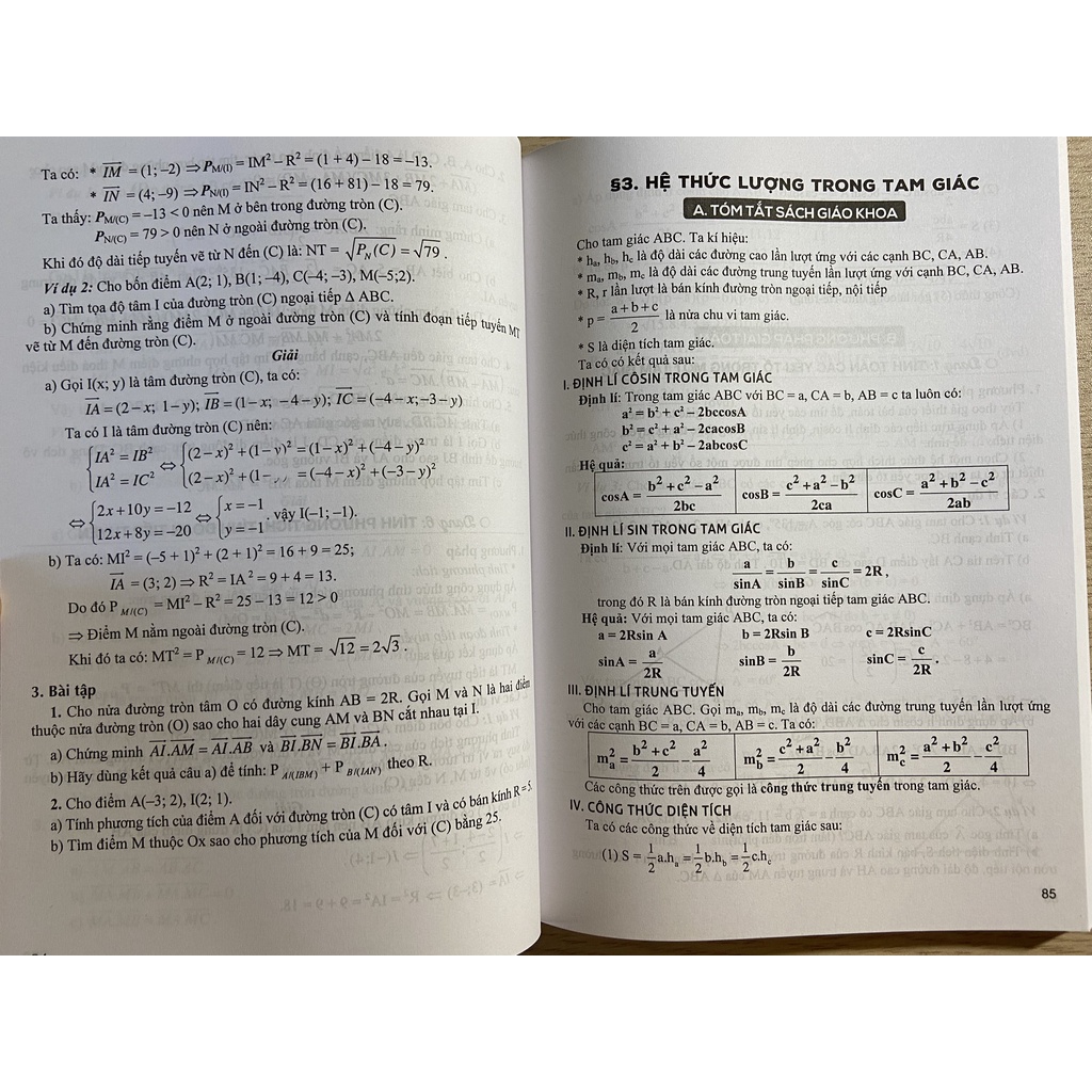 Sách - Kĩ thuật giải nhanh bài toán hay và khó Hình học 10