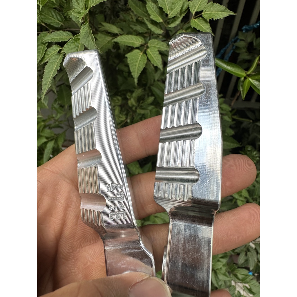 GÁC CHÂN NHÔM WAVE, GÁC CHÂN NHÔM CNC MẪU NHẬT VARIO AIR BLADE VISION WAVE FUTURE ĐỒ CHƠI XE MÁY