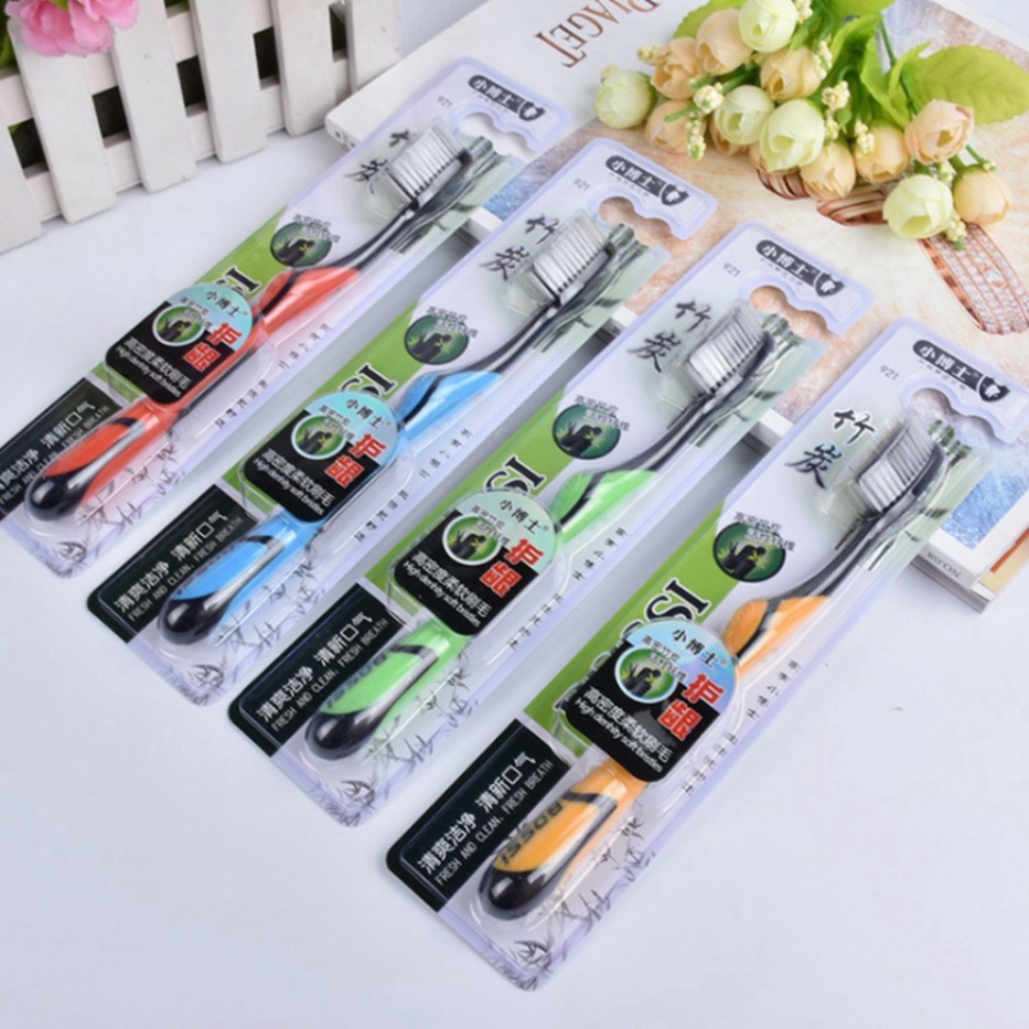 (Giá Sỉ) Bàn Chải Đánh Răng Than Tre Hoạt tính HERO Mỹ Loại 1 - an toàn tuyệt đối cho sức khỏe