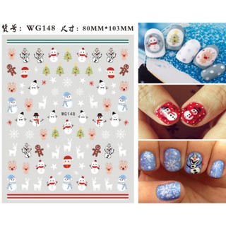 Sticker dán móng tay hình noen 1