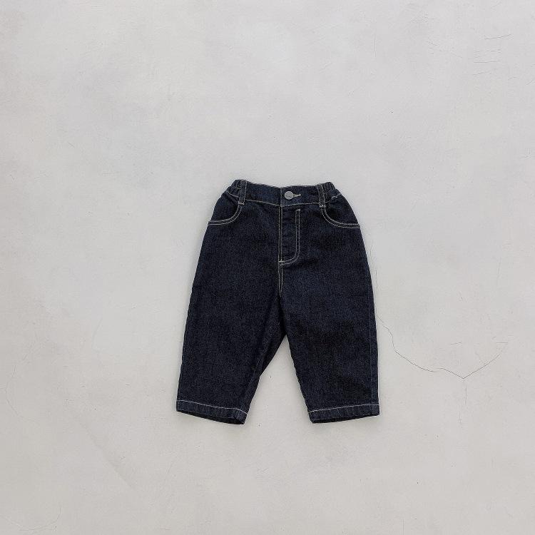 Quần jean ống suông basic cho bé trai bé gái