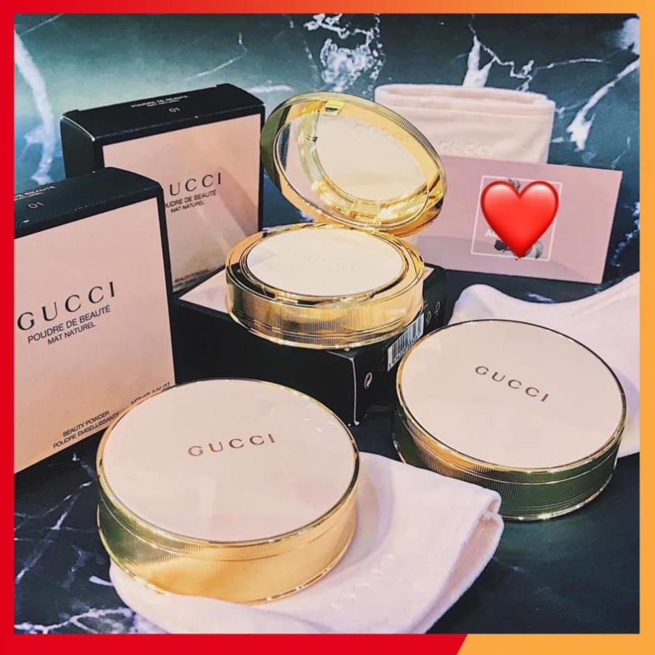 Phấn Phủ Dạng Nén Kiềm Dầu Siêu Tốt Gucci Poudre De Beaute Mat Naturel HÀNG CHÍNH HÃNG