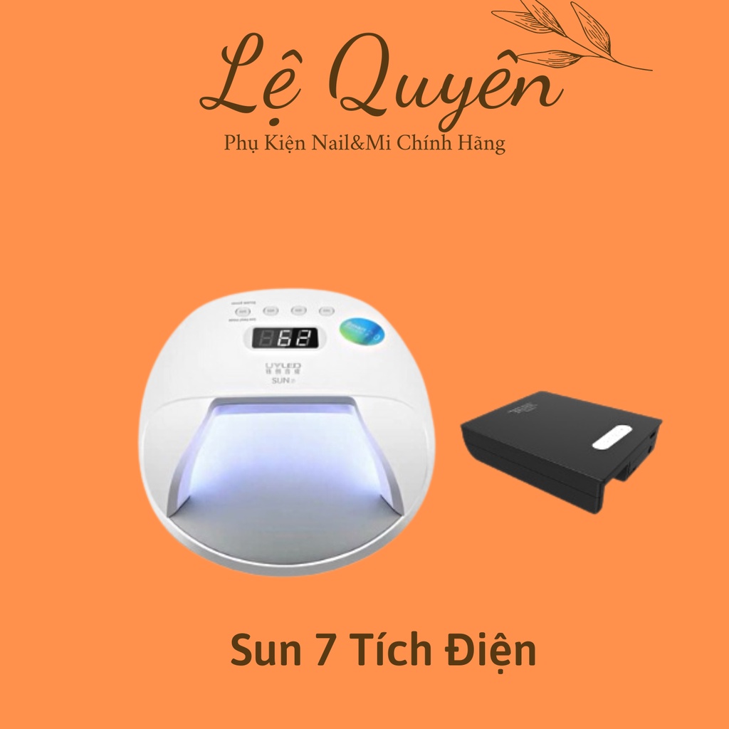 Máy Hơ Gel Tích Điện Sun7 Chính Hãng_Máy Hơ Sun 7 48W 30 Đèn LED UV