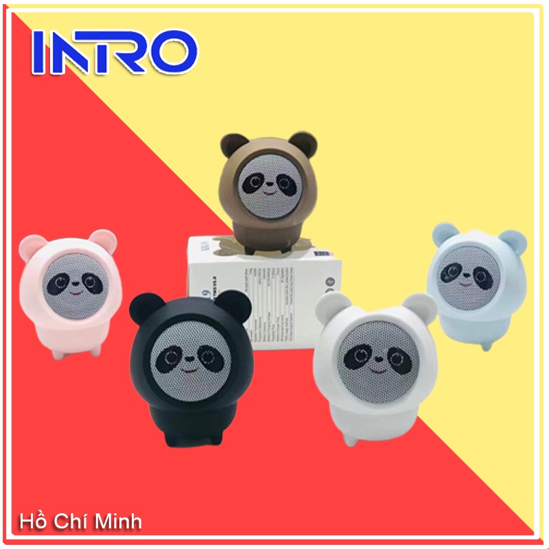 Loa Bluetooth mini，Loa Bluetooth GẤU TRÚC "BĂNG ĐÔN ĐÔN" Không Dây Bass Mạnh Nhiều Màu Dễ Thương Nhỏ Gọn Cực Hot Phim ho