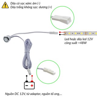 Công tắc cảm ứng đèn LED 12VDC LP-9026