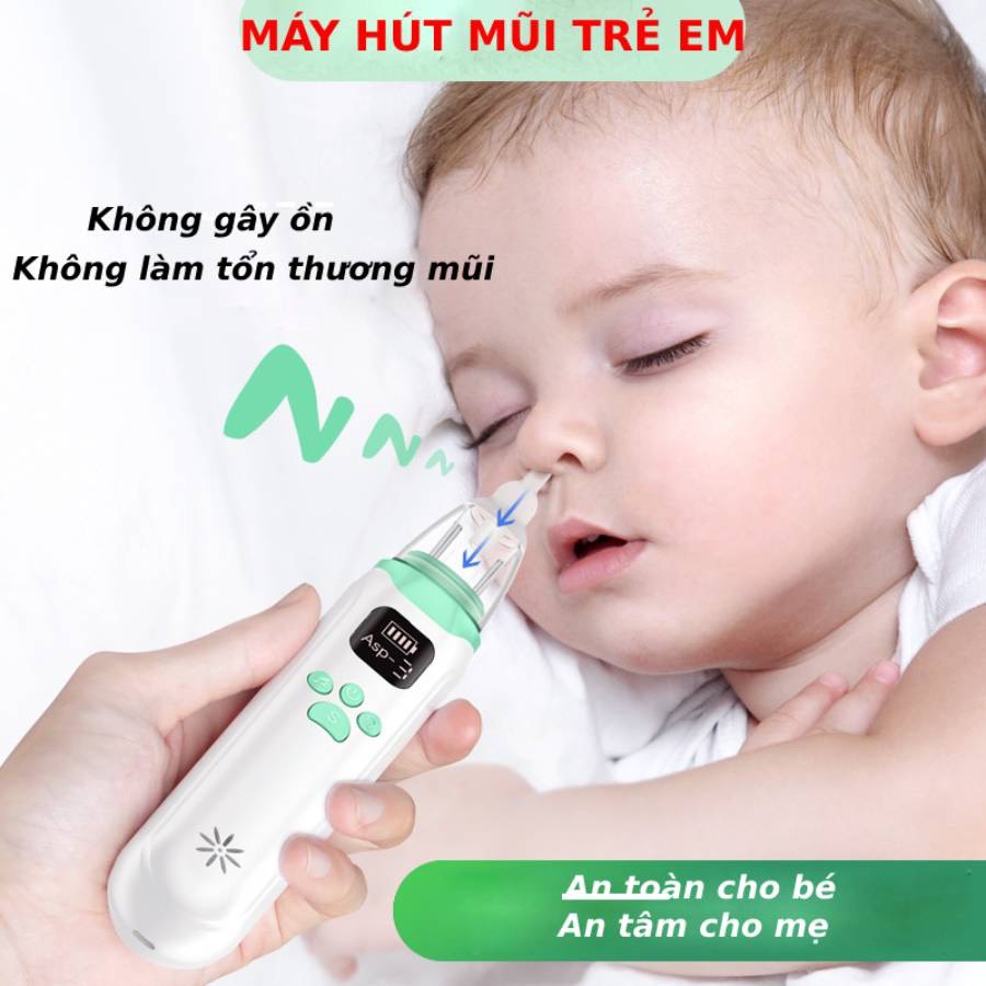Máy hút mũi tự động cho bé máy hút dịch mũi trẻ em thông minh