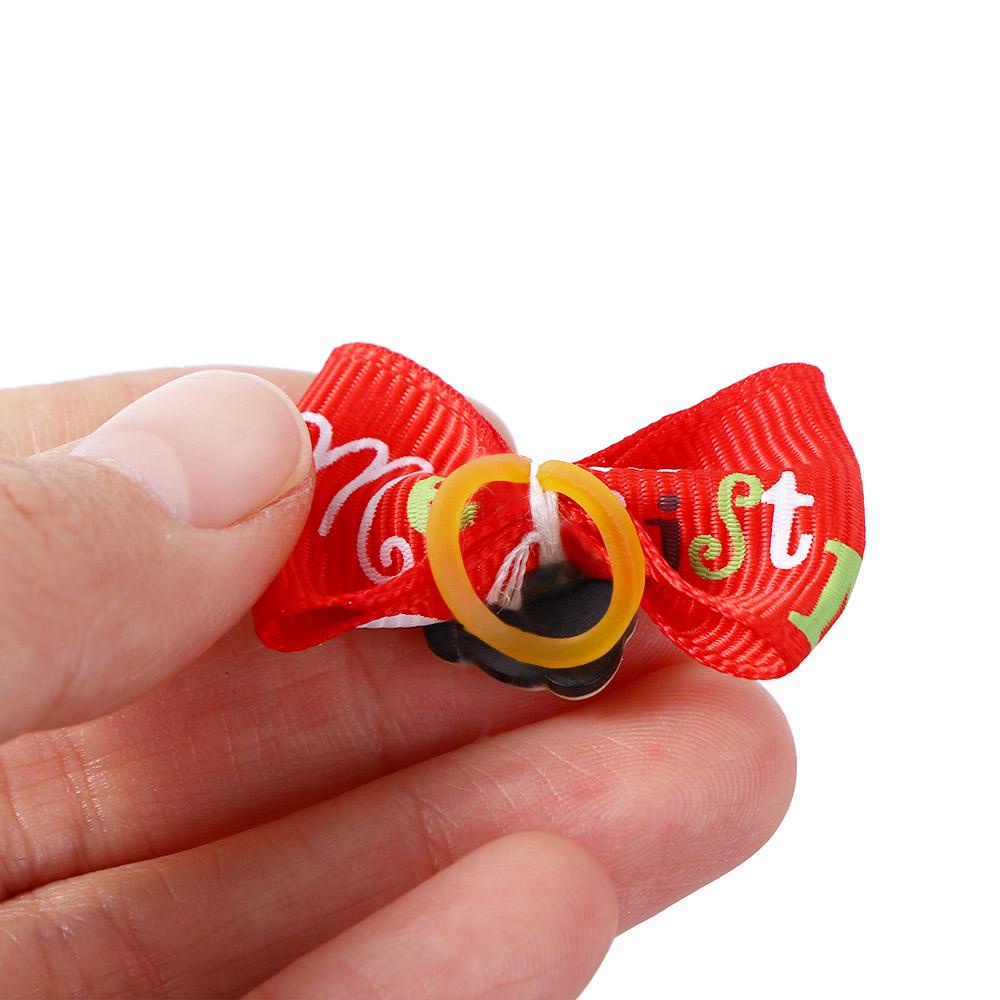 Dây Cao Su Buộc Lông Thú Cưng Họa Tiết Giáng Sinh