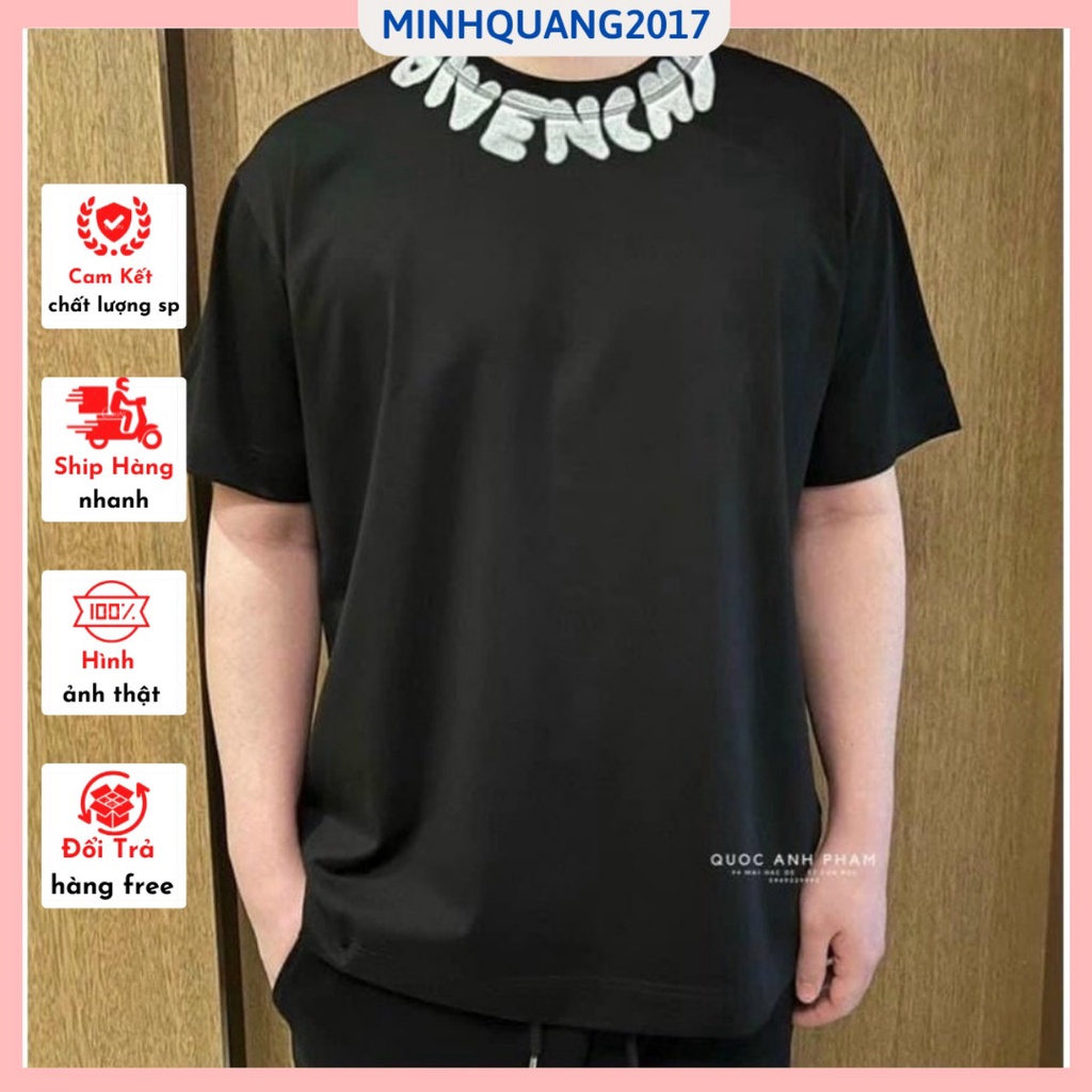 Áo thun cộc tay nam nữ cổ tròn chữ vòng lưng in hình xương cá 3D trẻ trung cá tính