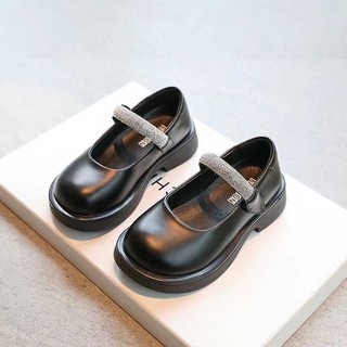 Giày búp bê quai dán đính đá cho bé gái