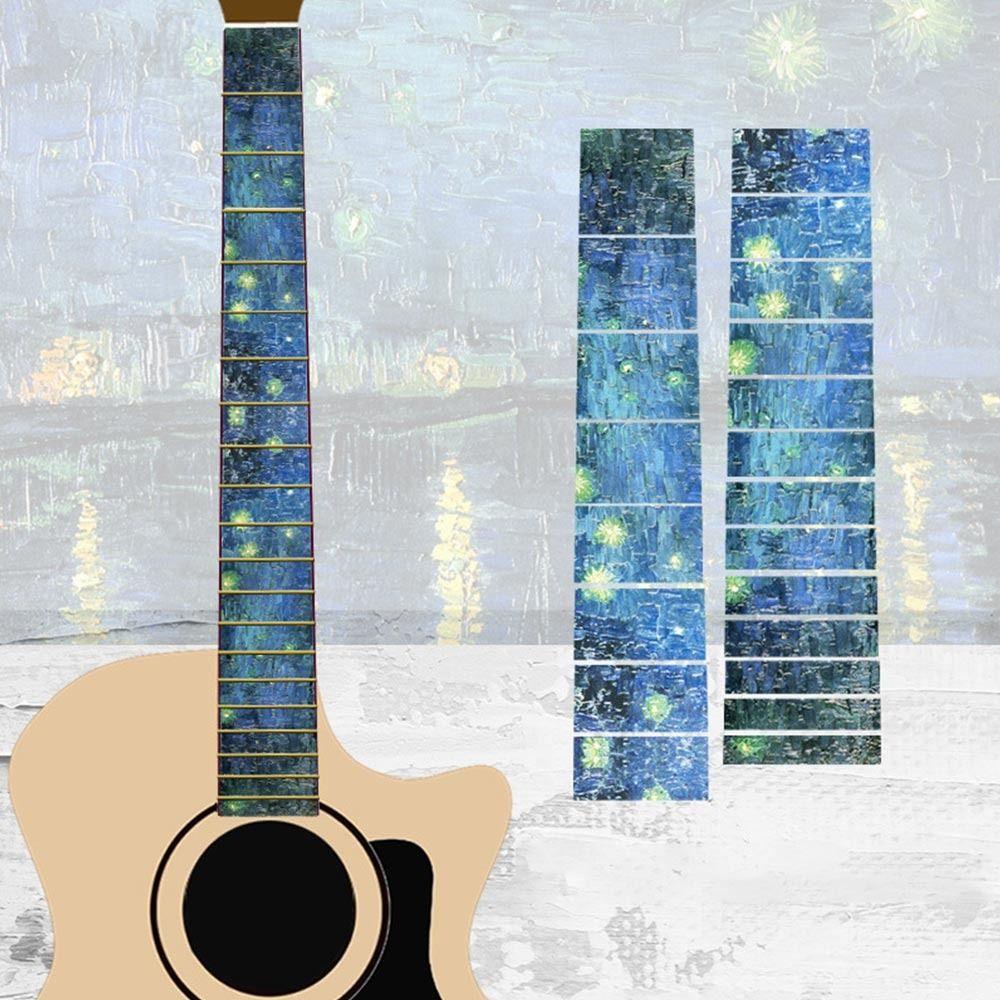 Đề Can Dán Trang Trí Đàn Guitar Điện TOPABC1 10 Kiểu