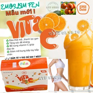 Bột giảm cân hương vị Cam Detox / Quà Tặng + Freeship / collagen / giam / can an toan hieu qua