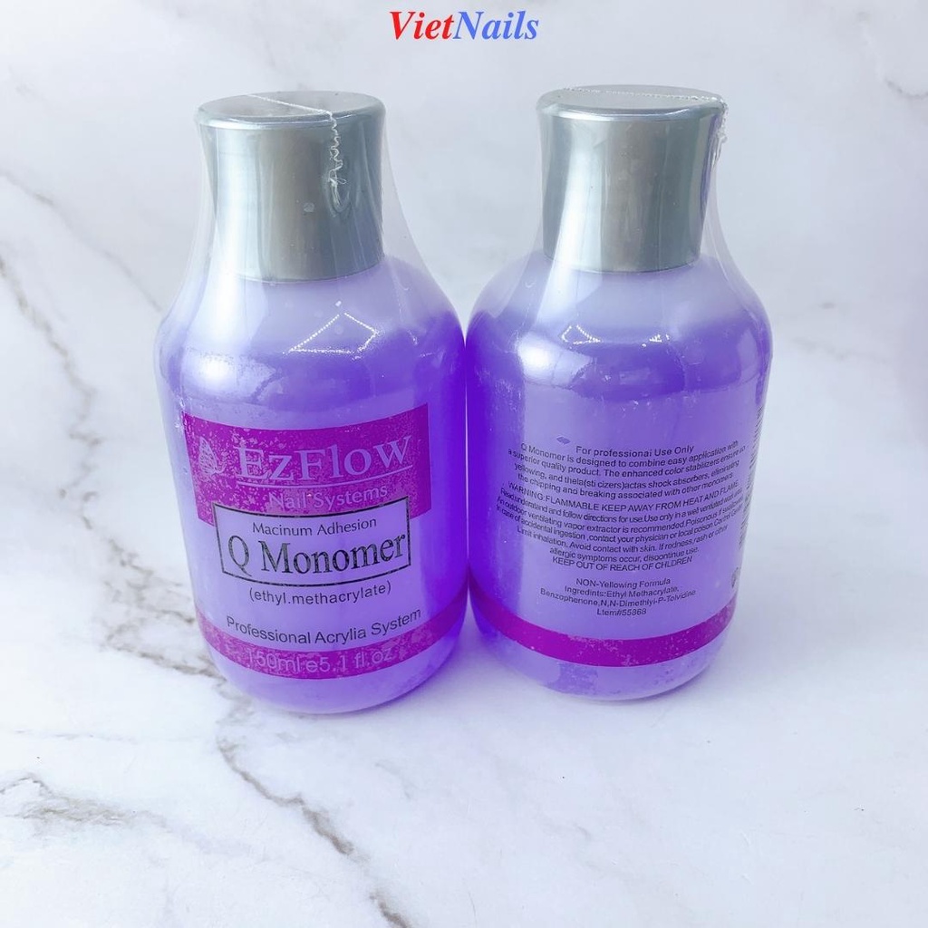 Dung Dịch Tím Đắp Bột Móng Tay, Nặn Hoa Dung Tích 150ml