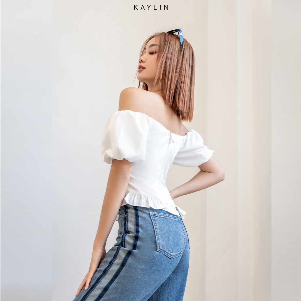 Áo kaki KAYLIN trễ vai - N1800