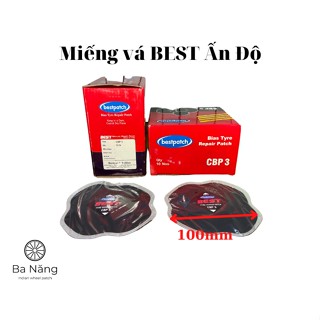 Miếng vá vỏ, vá lốp xe tải, máy cày, ôtô CBP3HD (120x120mm) bố chéo