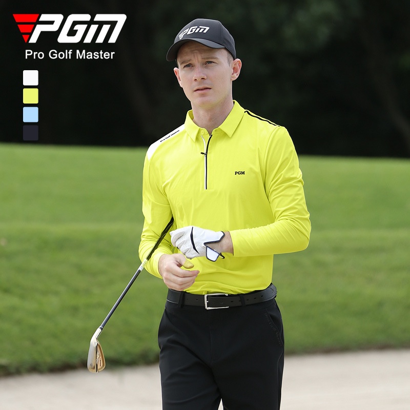 Áo Thun Đánh Golf PGM YF492 Dài Tay Chống Gió Giữ Ấm Cao Cấp Thời Trang Dành Cho Nam