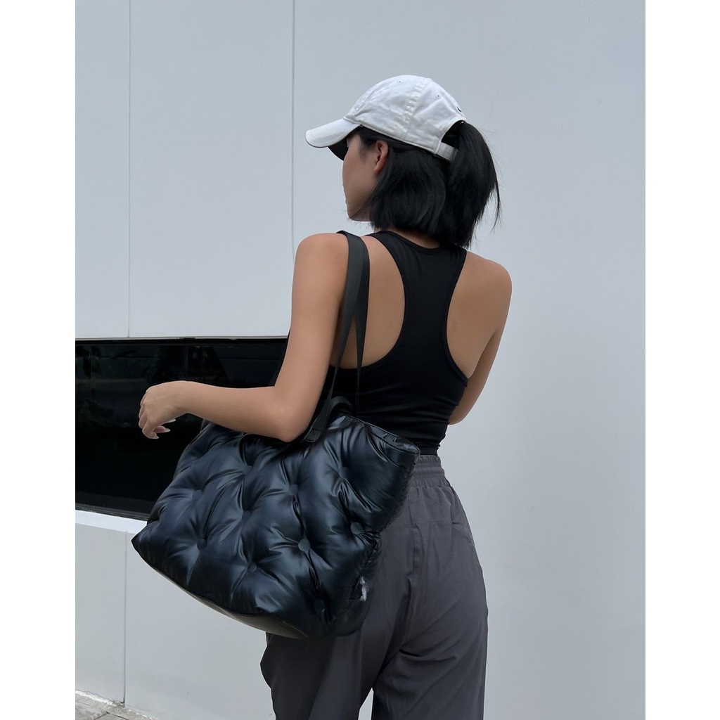Bộ thể thao nữ Fitme áo bra tập gym Meta Đen, quần jogger microfiber Xám co giãn 4 chiều năng động thấm hút tốt