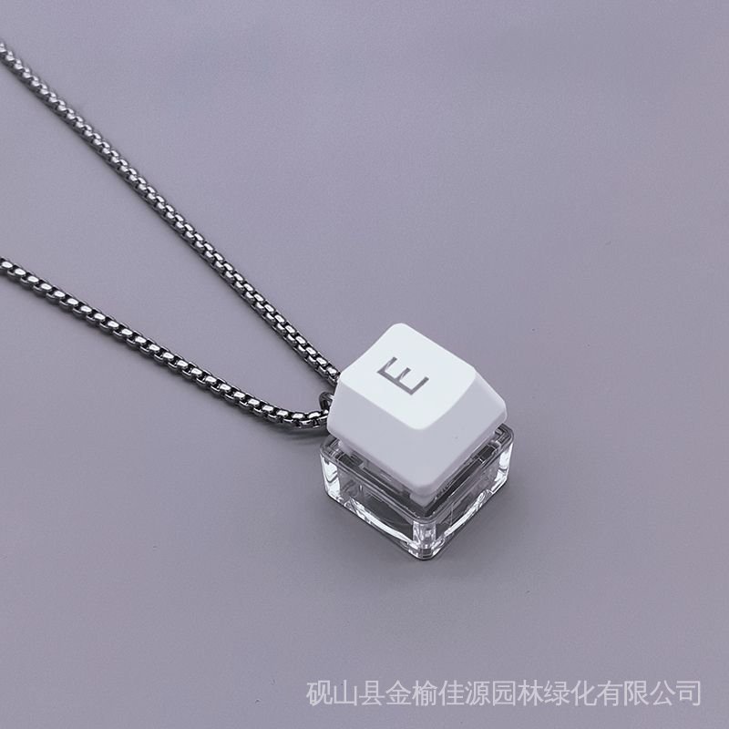 Dây Chuyền Mặt Nút Bàn Phím Cơ Dạ Quang Cho Cặp Đôi cxbysxjyj.my11.25