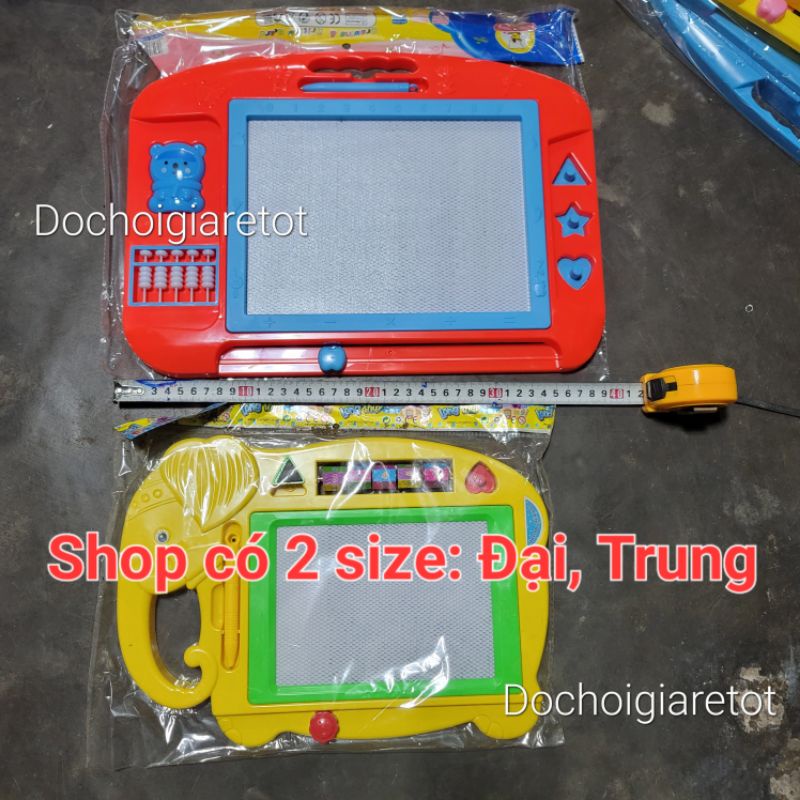 Bảng viết tự xoá cho trẻ mẫu giáo tiểu học loại lớn nhiều mẫu - giao ngẫu nhiên nhiều màu sắc