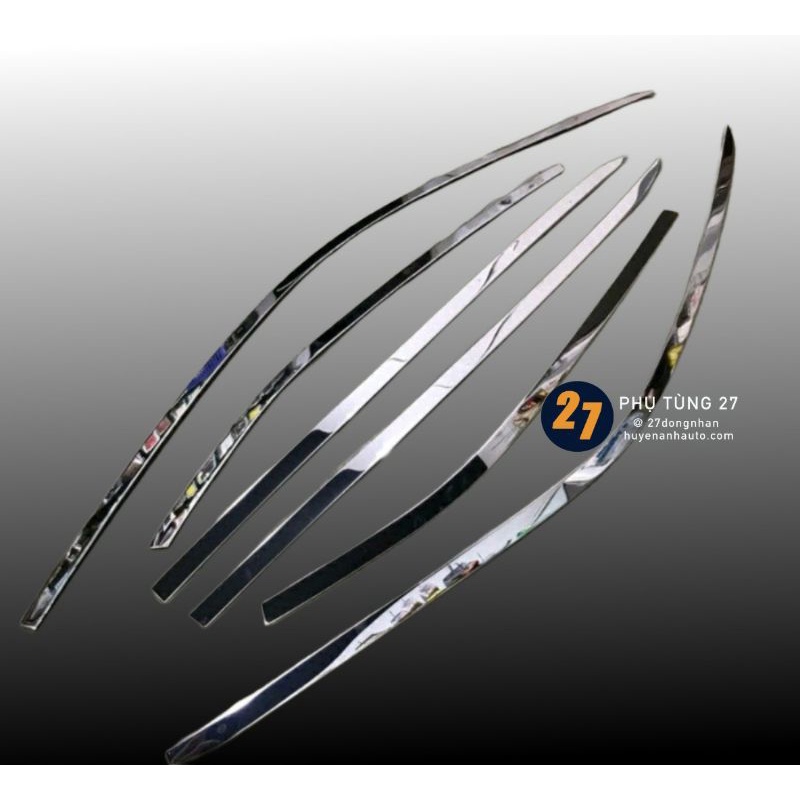 Nẹp viền chân- cong kính Toyota Avanza 2022++