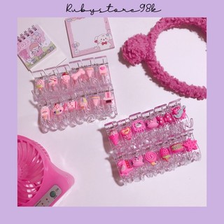 Kẹp càng cua 3 răng họa tiết bánh và hình cute loại cực dễ thương