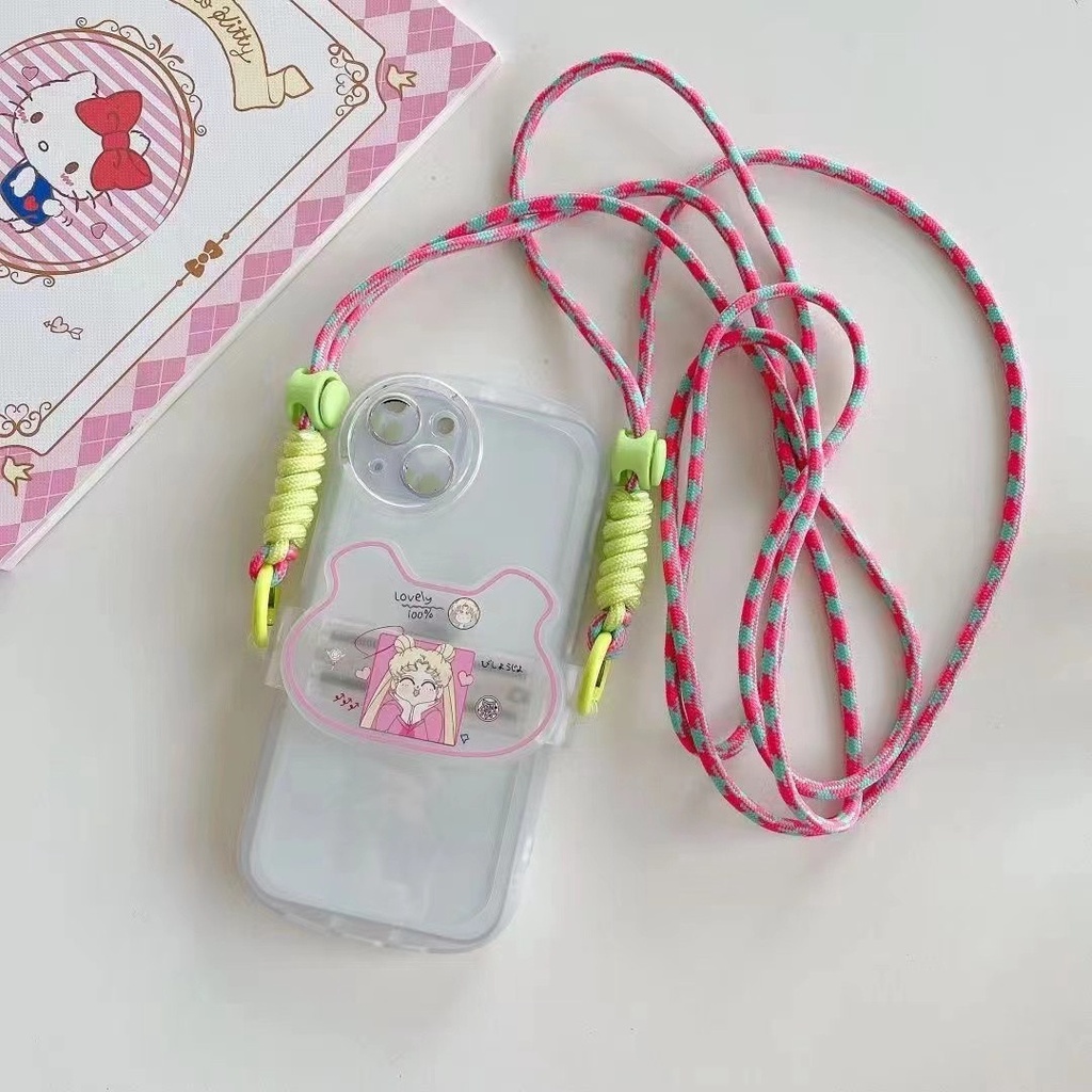 Dây Đeo Điện Thoại Chống Thất Lạc Hình Gấu StellaLou Kiểu Hàn Quốc Dễ Thương