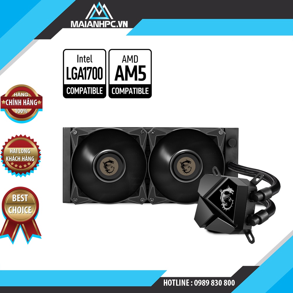 Tản Nhiệt Nước MSI MAG CORELIQUID P240 hàng chính hãng bảo hành 36th