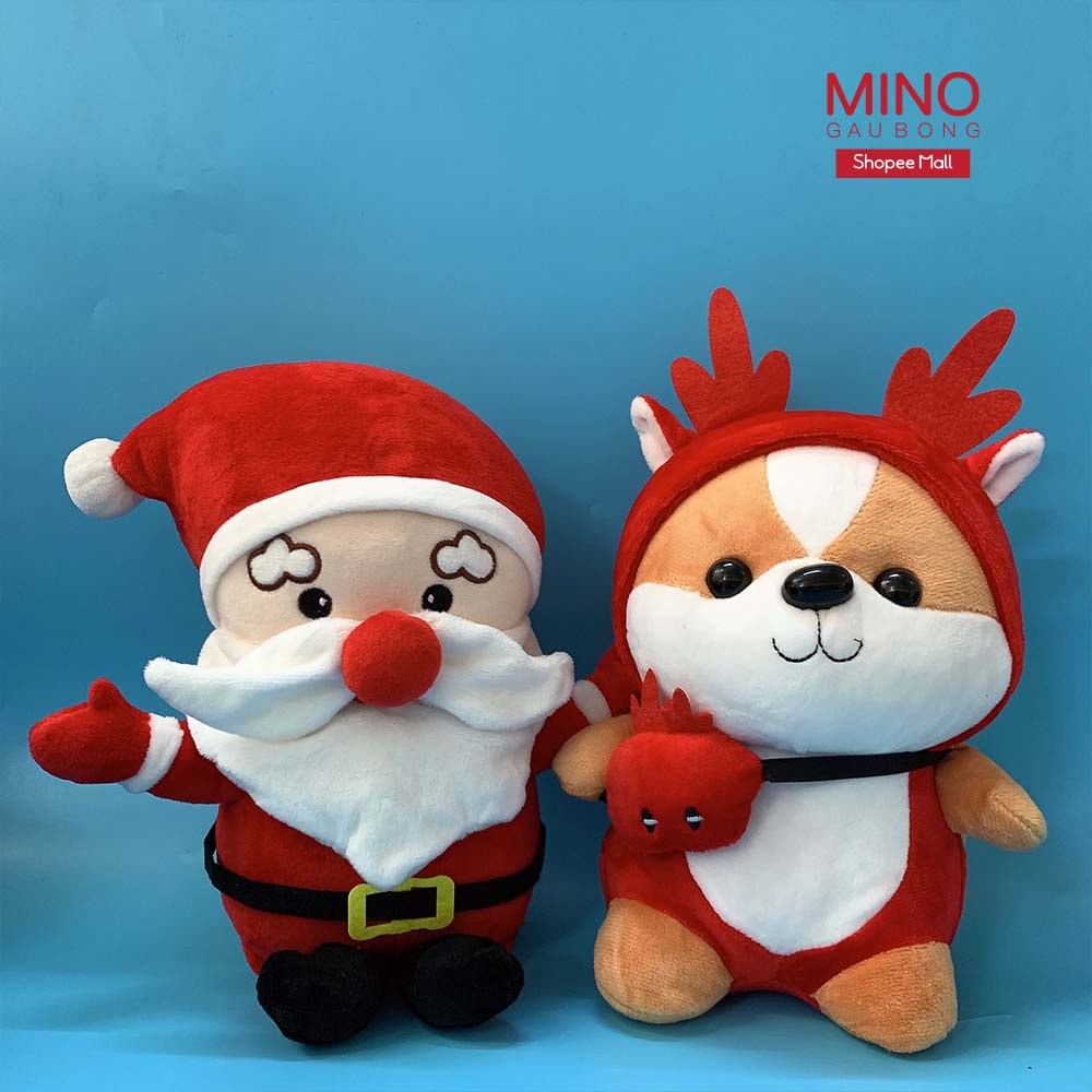 Ông Già Noel Nhồi Bông Giáng Sinh Cao Cấp MINO STORE TH209