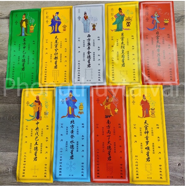 Bài vị cúng SAO (mẫu giấy),Sao Cửu Diệu Tinh Quân Giải Hạn