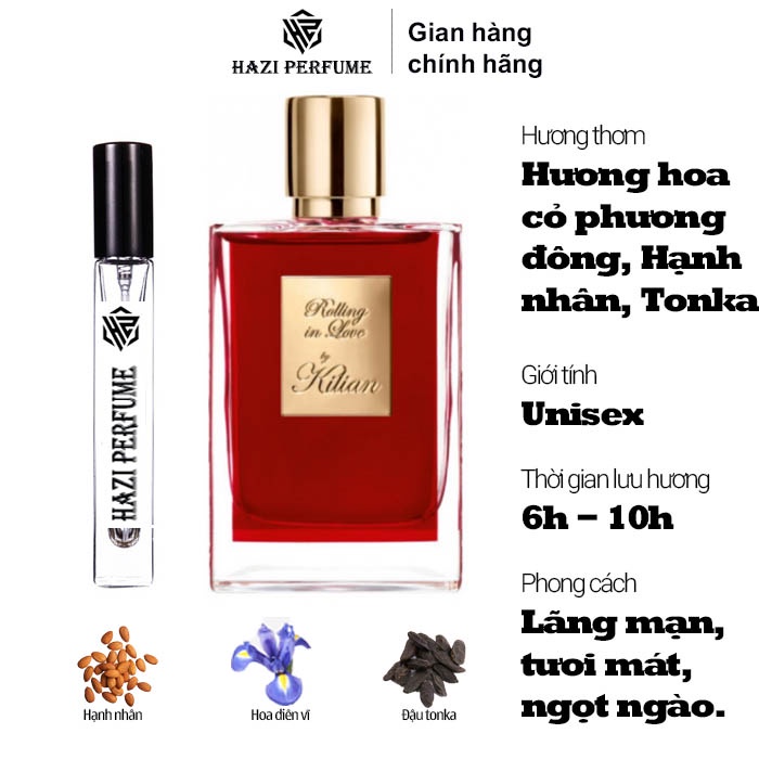 Nước Hoa 𝐊𝐢𝐥𝐢𝐚𝐧 Đỏ_ 𝐑𝐨𝐥𝐥𝐢𝐧𝐠 𝐢𝐧 𝐋𝐨𝐯𝐞 [Chính Hãng]