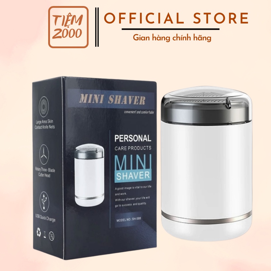 Máy cạo râu nam mini cầm tay bỏ túi Nhật Bản SH588, thiết kế nhỏ gọn bỏ túi mang di du lịch tiện dụng, bảo hành 12 tháng