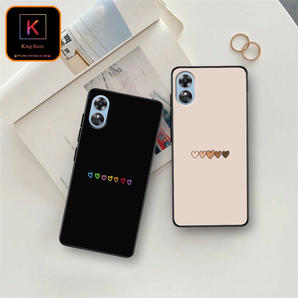 Ốp lưng Oppo A17 - A17k in hình MyHeart đáng yêu - Chất liệu TPU cao cấp
