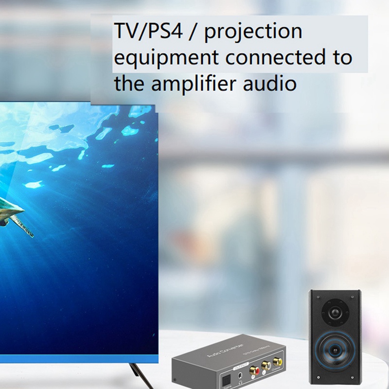 Bộ Chuyển Đổi Âm Thanh Đa Chức Năng 192KHz ARC Toslink Optical SPDIF Coaxial Sang 3.5 mm AUX