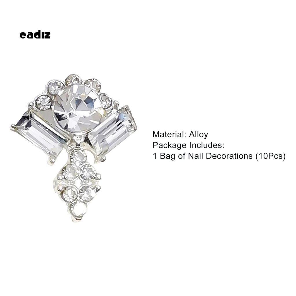 Túi 10 Phụ Kiện 3D Trang Trí Móng Tay Chuyên Nghiệp Thời Trang