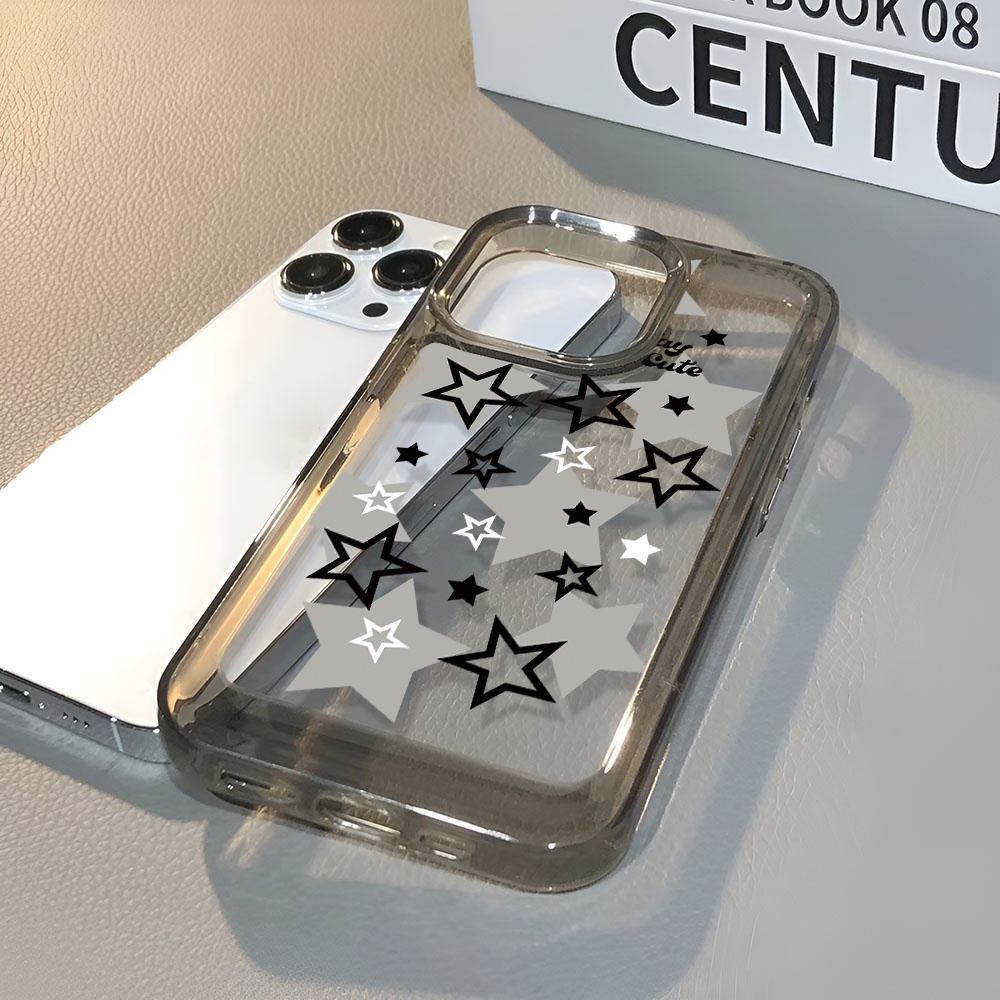 Ốp Điện Thoại Trong Suốt In Hình Vũ Trụ Màu gradient Cho iphone 14ProMax 13 11 12 7Plus X XR XS Max