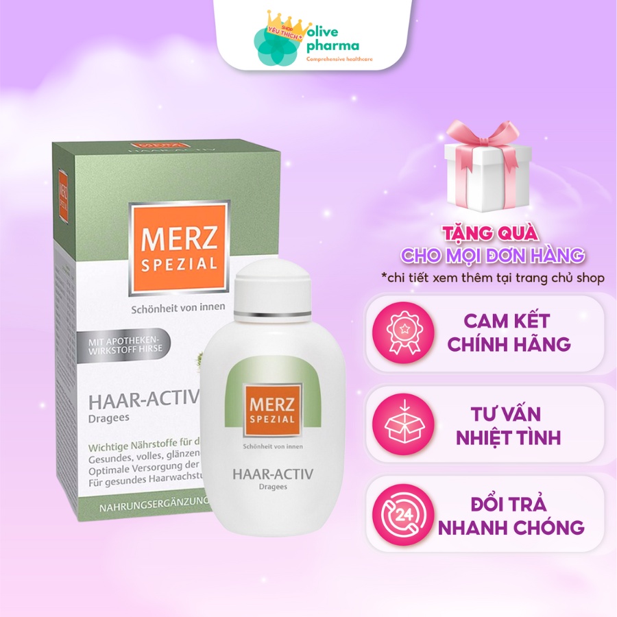 Viên Dưỡng Mọc Tóc Merz Spezial 120 viên Hỗ trợ Mọc Tóc Giảm Dụng Tóc