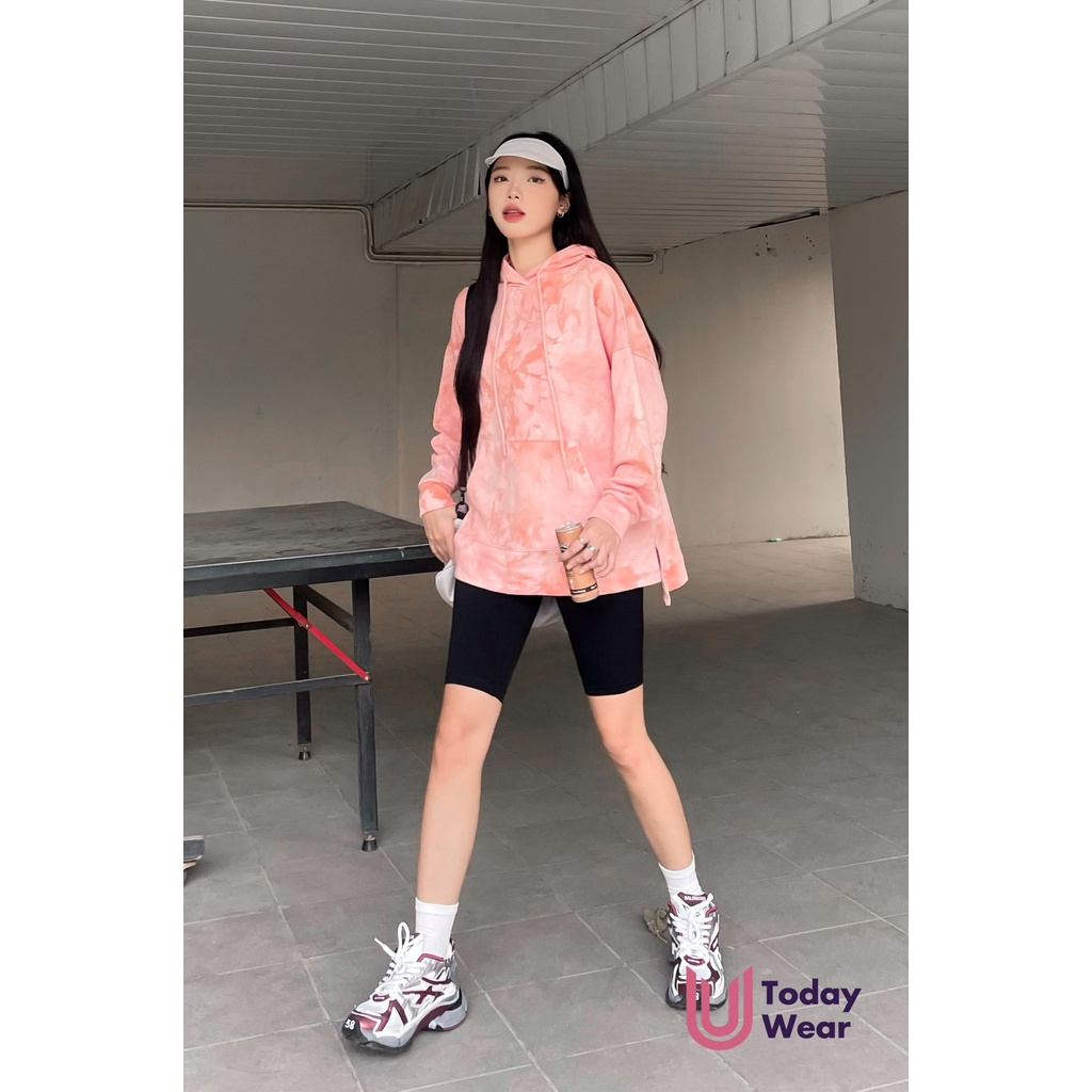 Áo khoác thể thao loang màu Claude Hoodie freesize Today U Wear