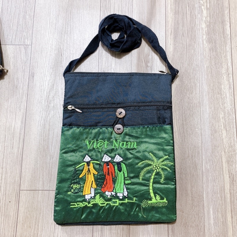 Túi đeo chéo cô gái 5 ngăn