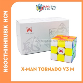 Rubik 3x3 X-man Design Tornado V3 M Stickerless 09/2022 3 phiên bản Standard, Flagship, Pioneer