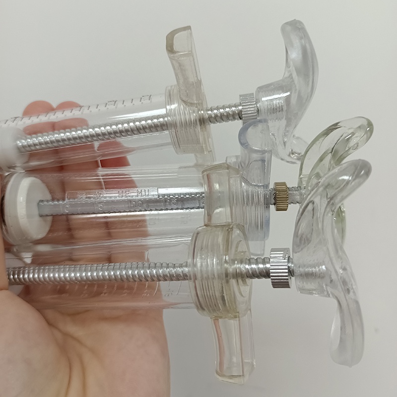 XI LANH Xilanh tiêm bơm tiêm bằng thép nhựa dùng cho heo,trâu bò,vật nuôi, dụng cụ thú y dễ sử dụng,bền lâu