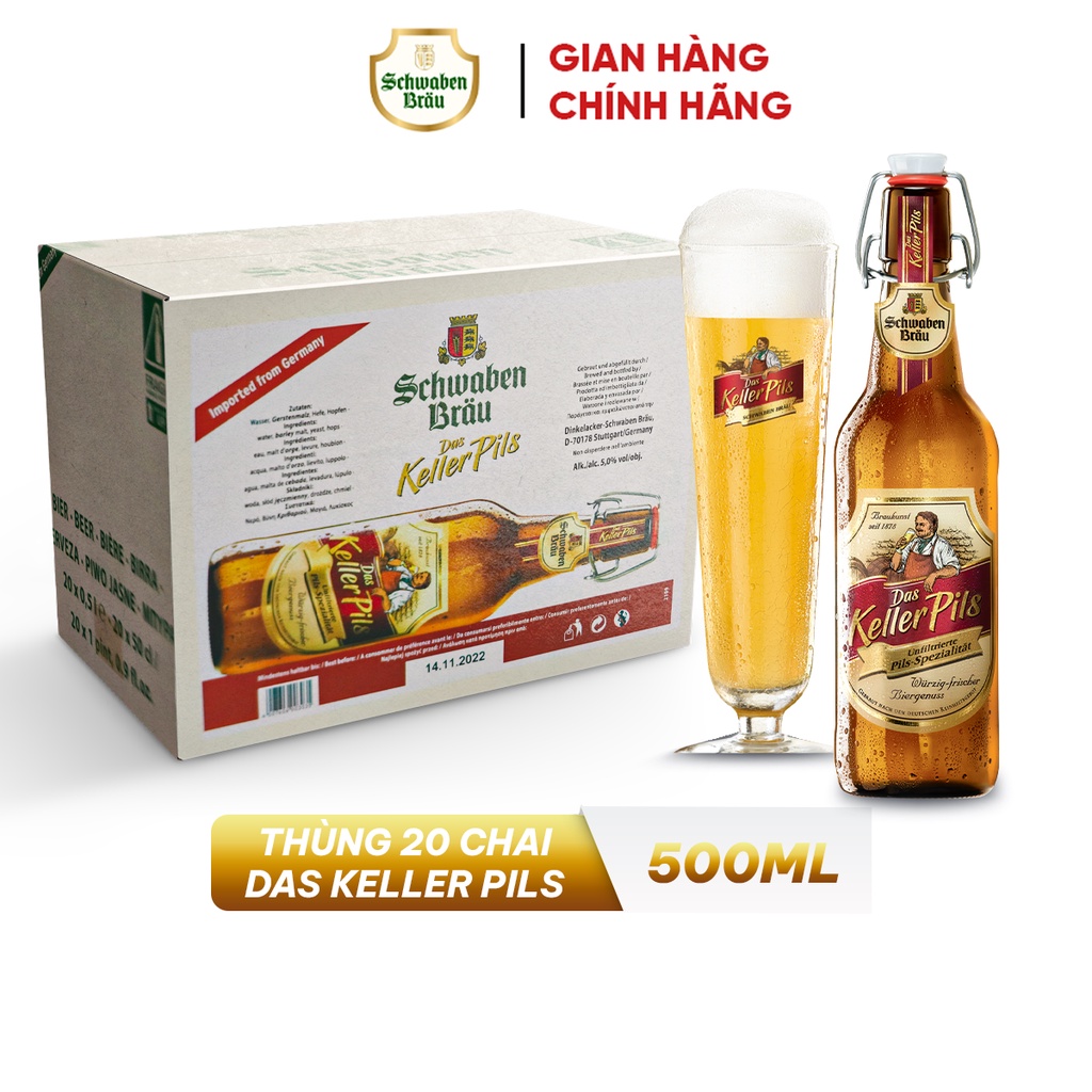 Lịch sử giá Bia đức thùng 20 chai das keller pils - schwaben brau das keller pils - nhập khẩu 100% châu âu cập nhật 2/2025 - Mua Thông Minh