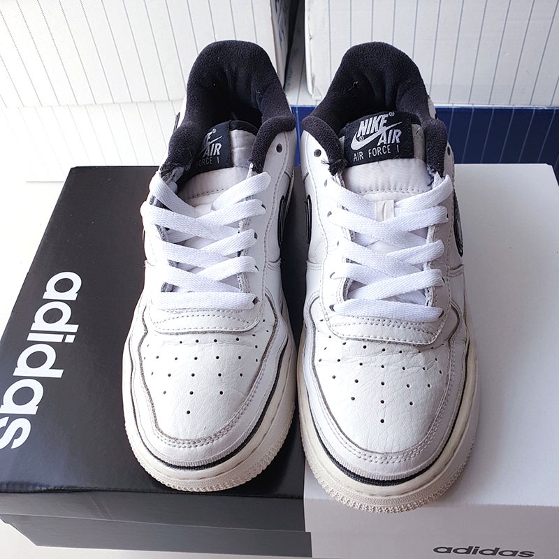 Giày Air Force 1 Low White NBA, size 38.5, real 2hand