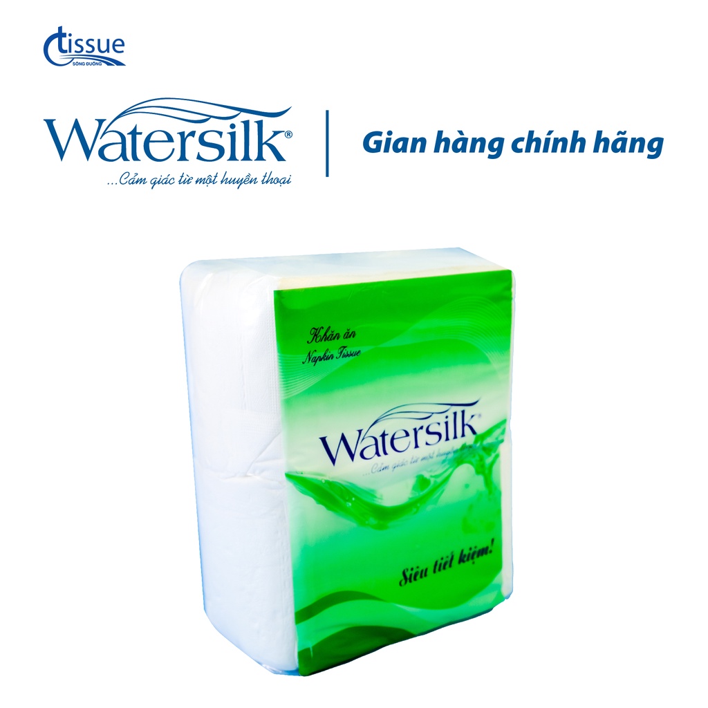 Khăn Ăn Đóng Cân Watersilk 330 X 330 mm Giấy Ăn Cao Cấp