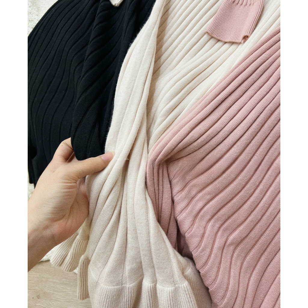 ĐẦM LEN TĂM ĐUÔI BÈO - LEN 29