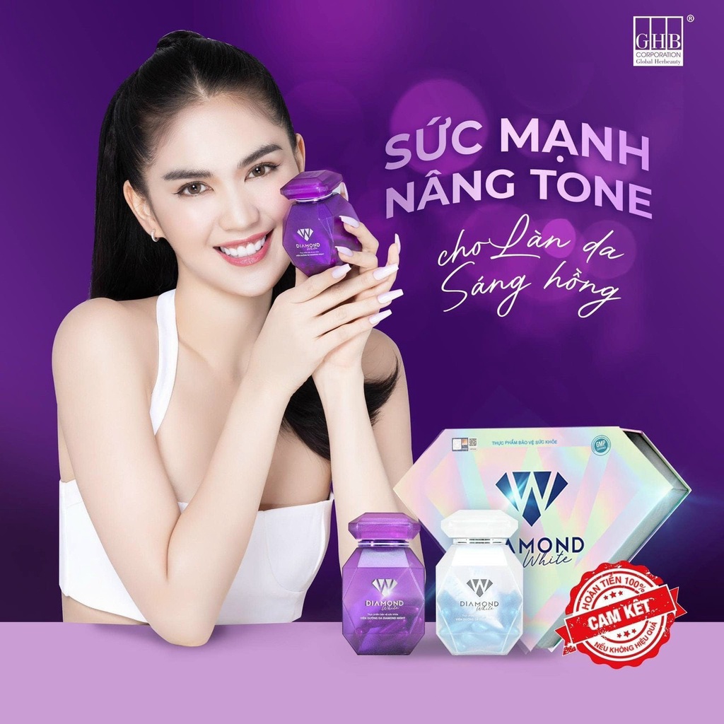 (Chính hãng - NGUYÊN TEM) Viên uống trắng da Diamond White