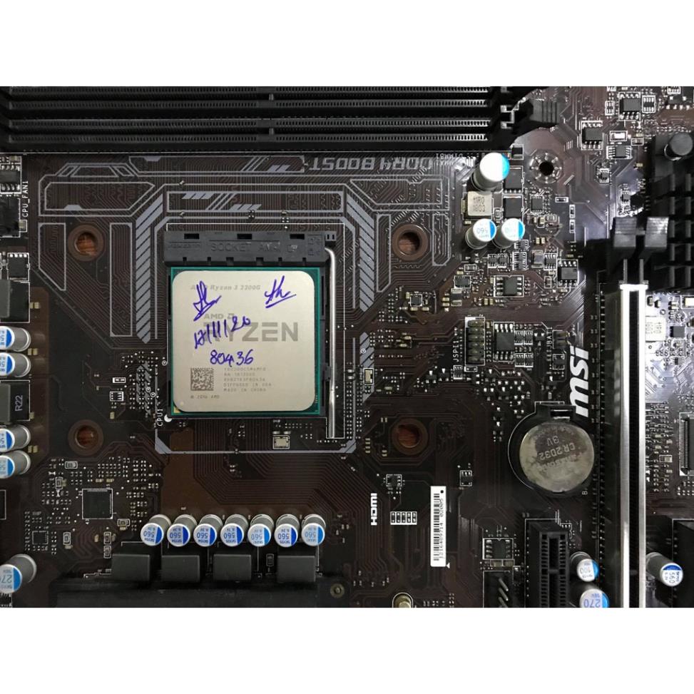 Combo Main MSI,ASUS A320M vs CPU AMD Ryzen 3 2200G